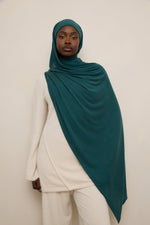 Jersey Hijab - Dark Sea