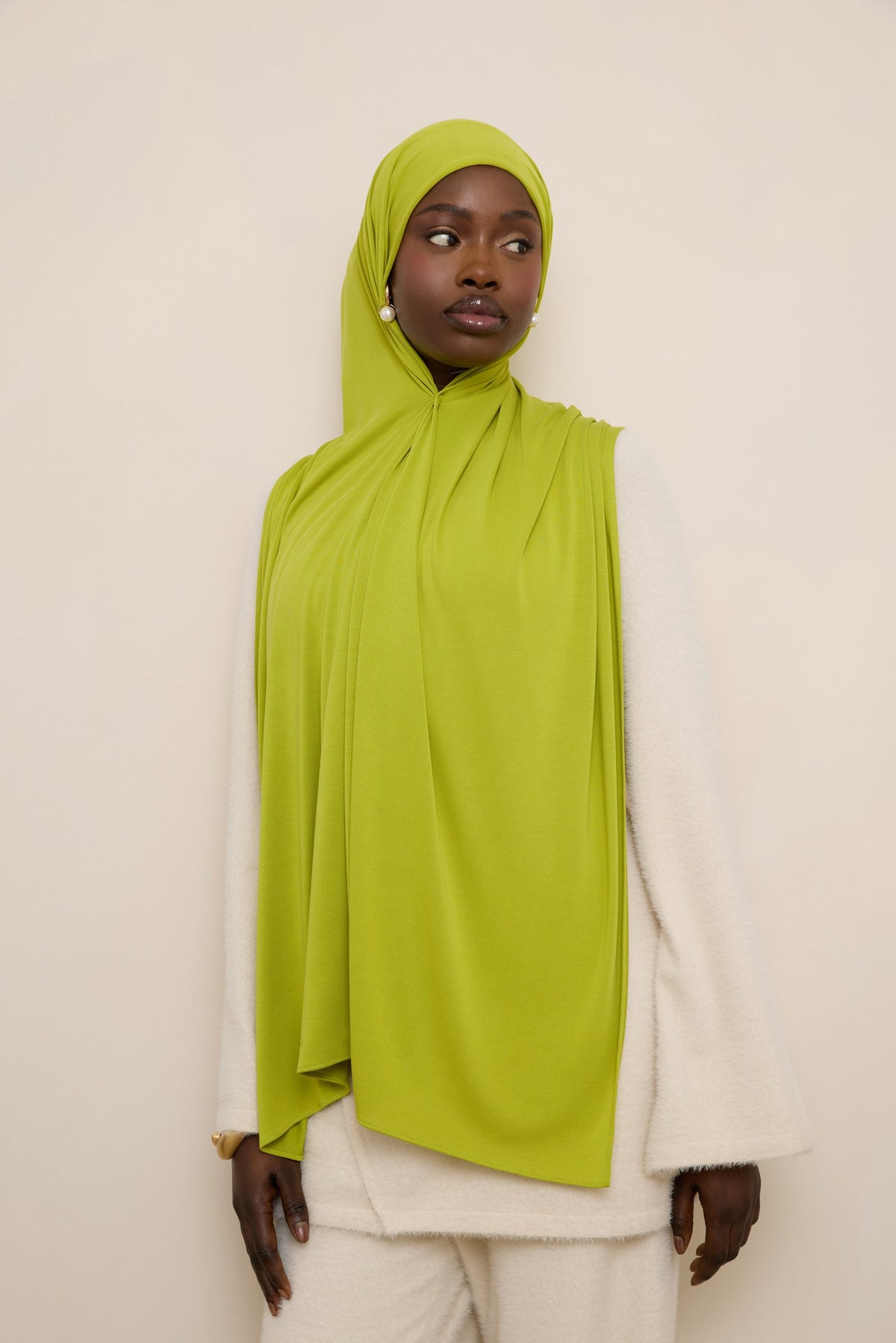 Jersey Hijab - Kiwi