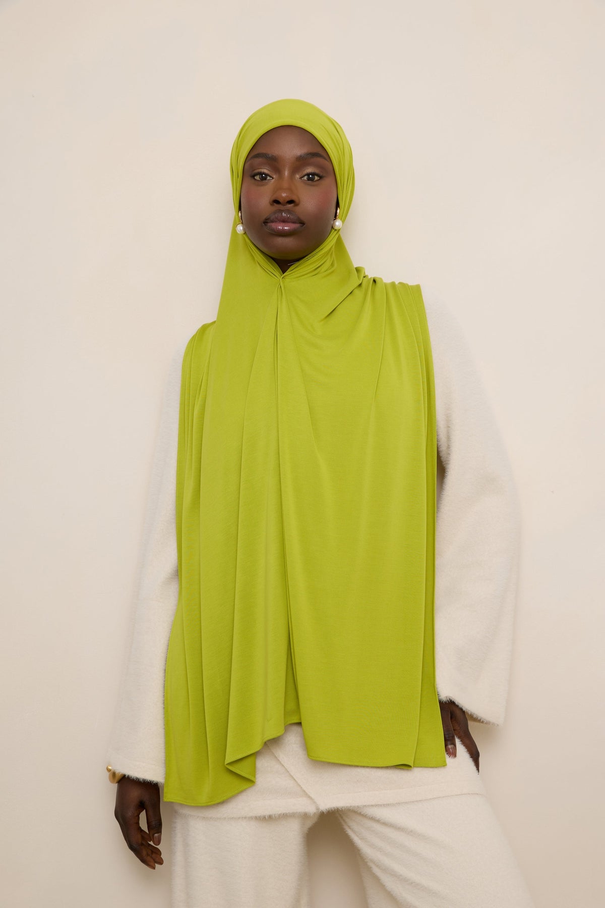 Jersey Hijab - Kiwi