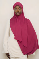 Jersey Hijab - Pomegranate