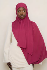 Jersey Hijab - Pomegranate