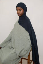 Jersey Hijab - Soft Black