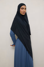 Jersey Hijab - Soft Black