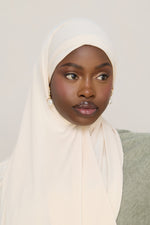Jersey Hijab - Whitecap