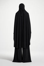 Jersey Prayer Top & Pants Set - Black