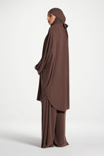 Jersey Prayer Top & Pants Set - Coffee Quartz