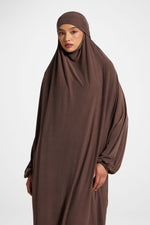 Jersey Prayer Top & Pants Set - Coffee Quartz