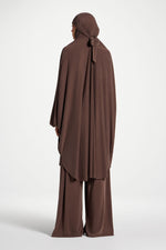 Jersey Prayer Top & Pants Set - Coffee Quartz