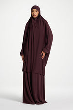 Jersey Prayer Top & Pants Set - Plum
