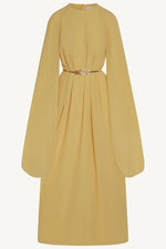 Julia Cape Maxi Dress - Citrus