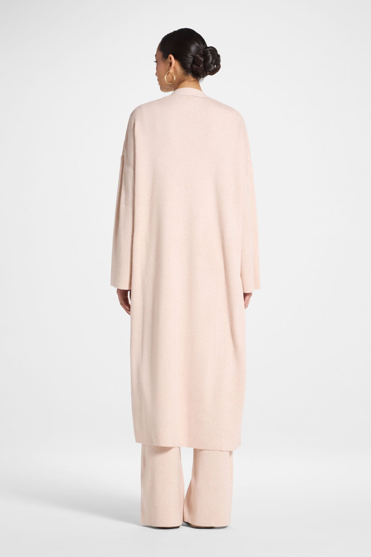 Knit Cardigan & Pants Set - Creme Brulee