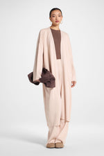 Knit Cardigan & Pants Set - Creme Brulee