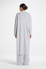 Knit Cardigan & Pants Set - Heather Grey