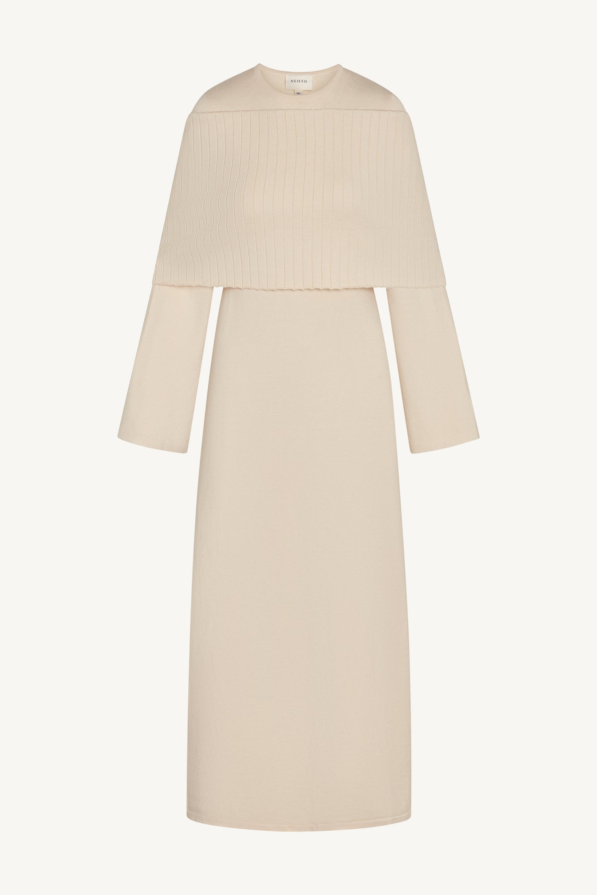 Knit Drape Maxi Dress - Moonlight