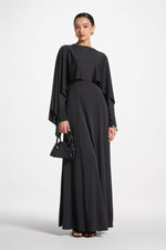 Lana Cape Maxi Dress - Black
