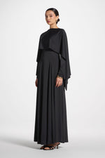 Lana Cape Maxi Dress - Black