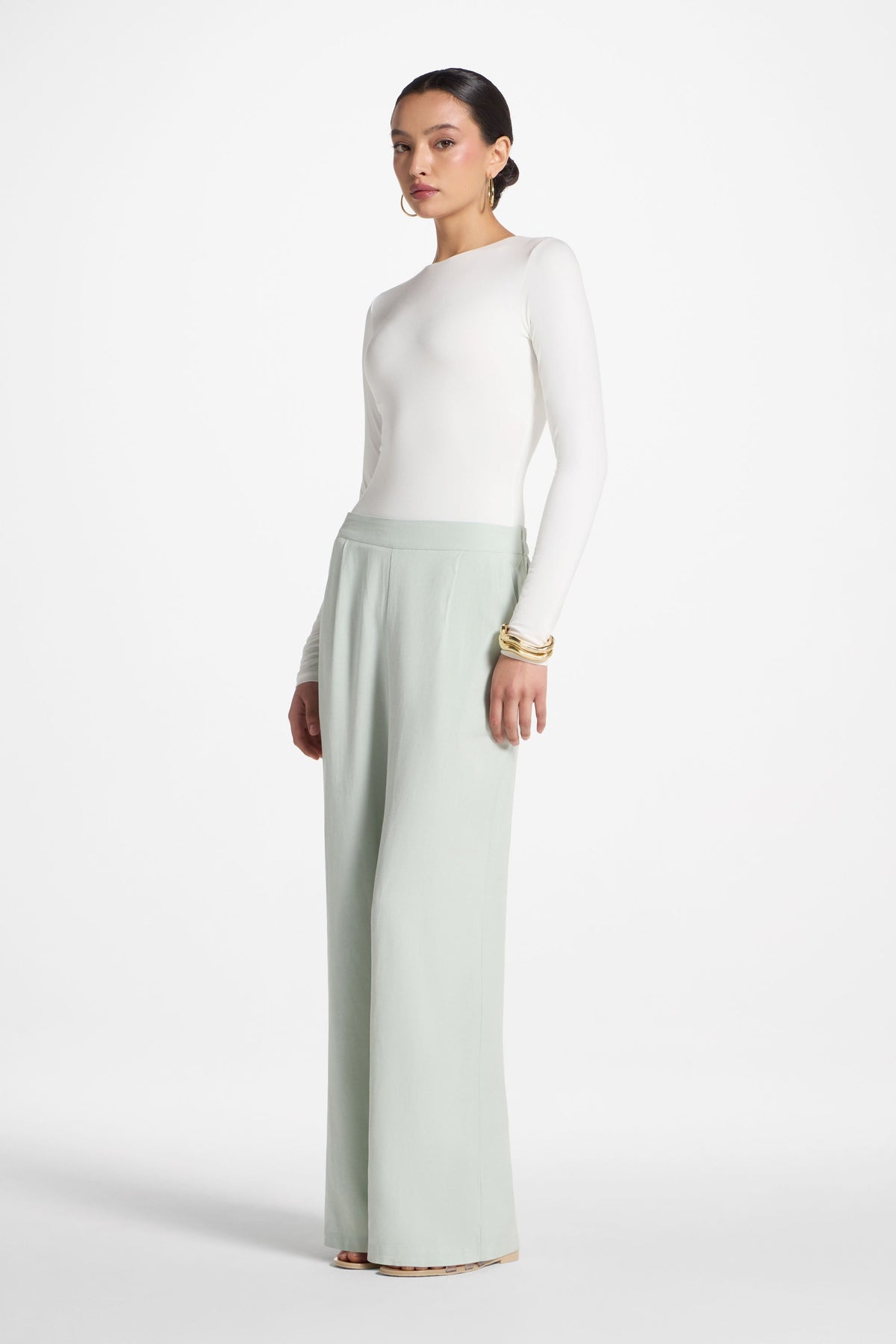 Linen Wide Leg Pants