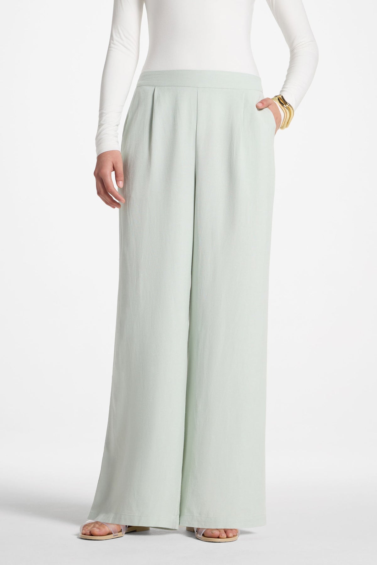 Linen Wide Leg Pants