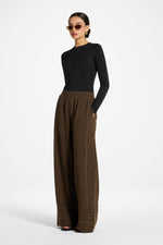 Cotton Linen Wide Leg Pants - Boulder