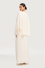 Maleeka Drape Maxi Dress - Moonlight