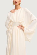 Maleeka Drape Maxi Dress - Moonlight