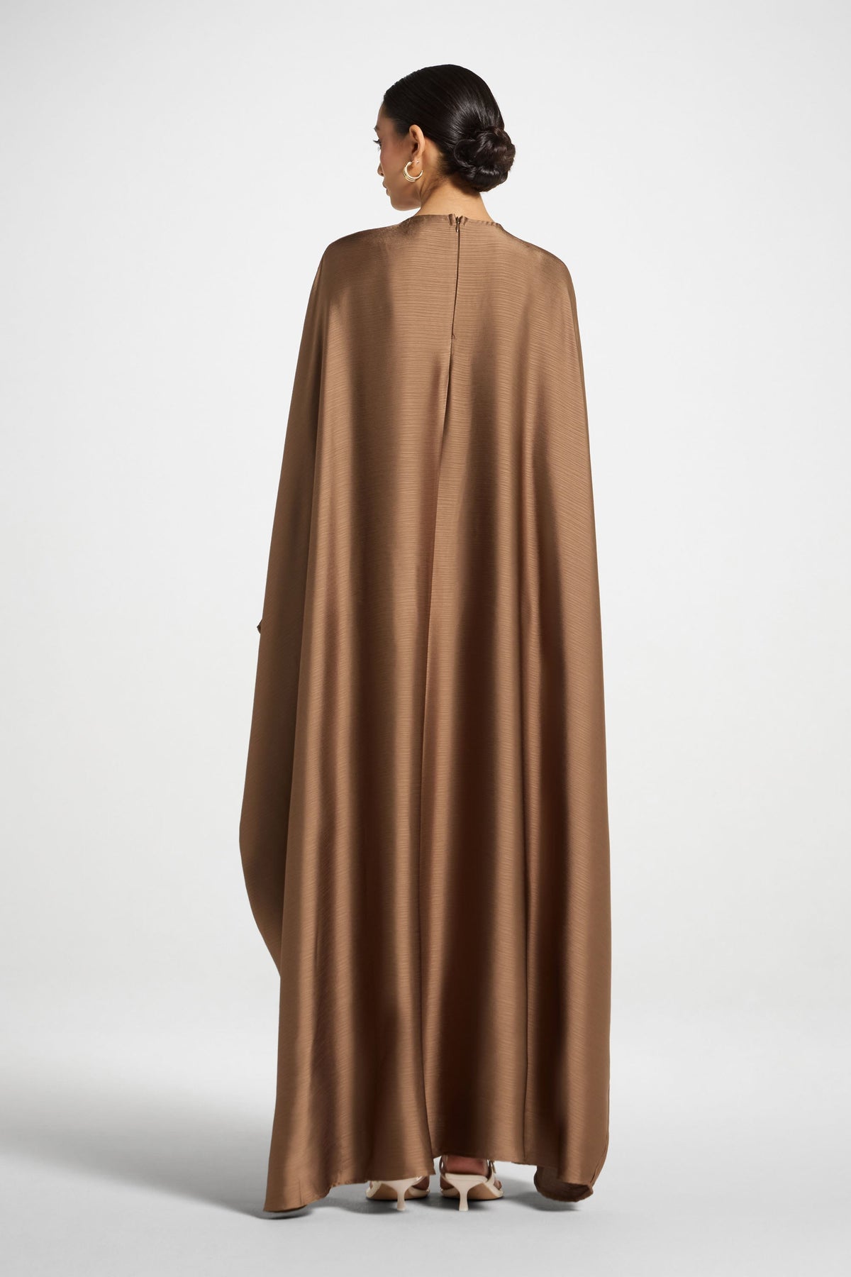 Maria Butterfly Abaya - Truffle