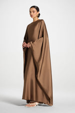Maria Butterfly Abaya - Truffle
