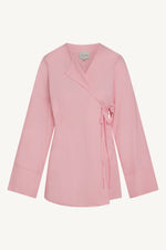 Maya Linen Matching Top & Pants Set - Pink