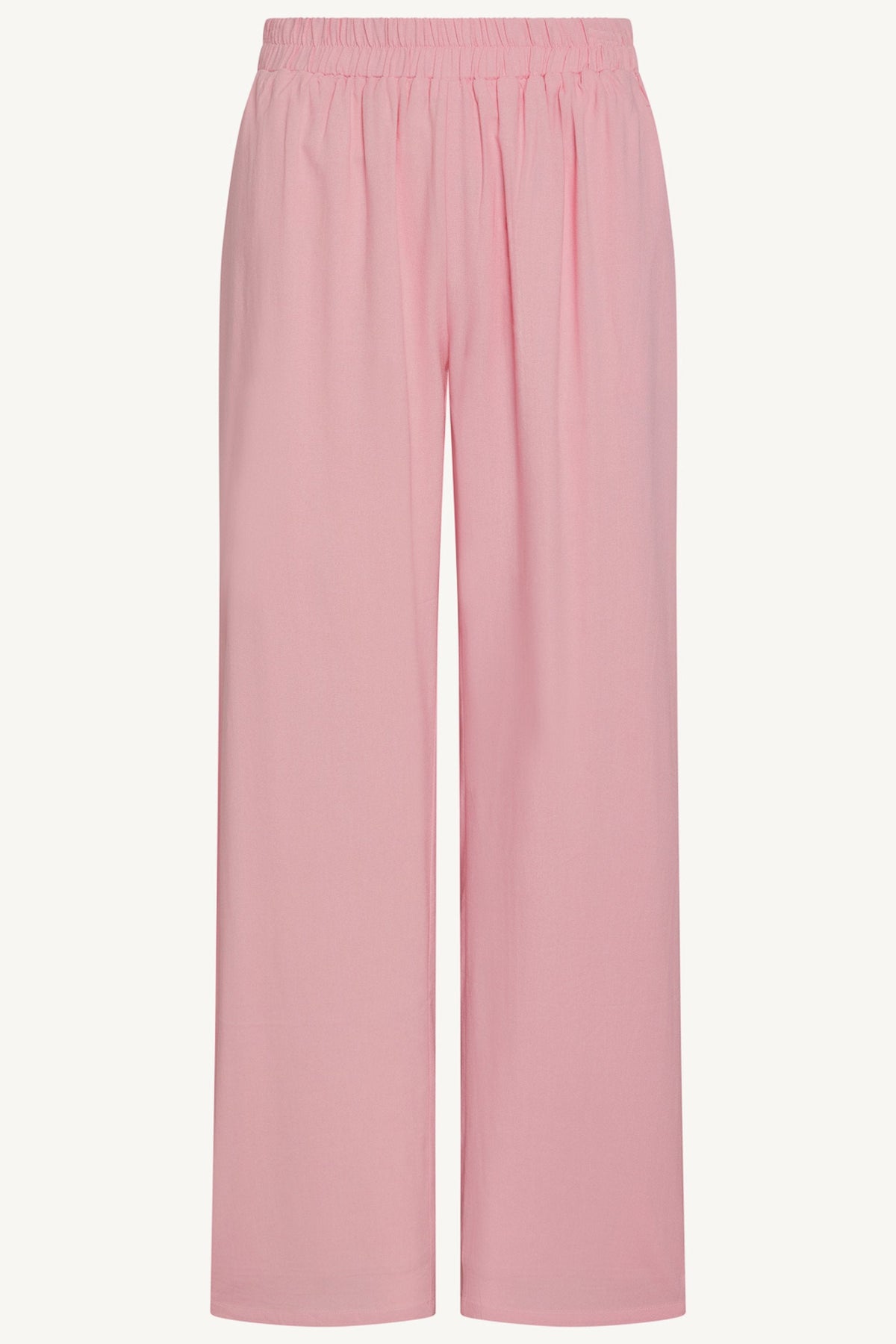 Maya Linen Matching Top & Pants Set - Pink