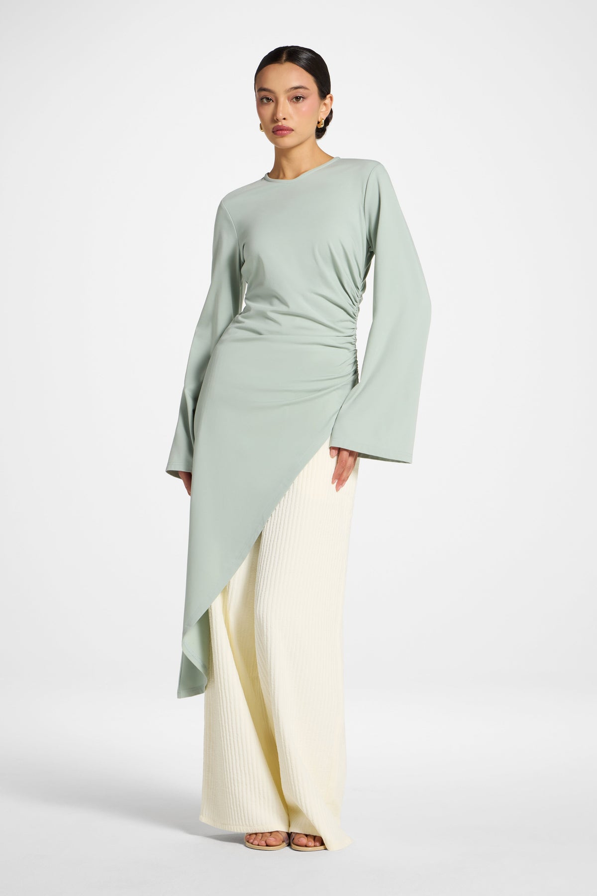 Midi Tunic Top - Iceberg