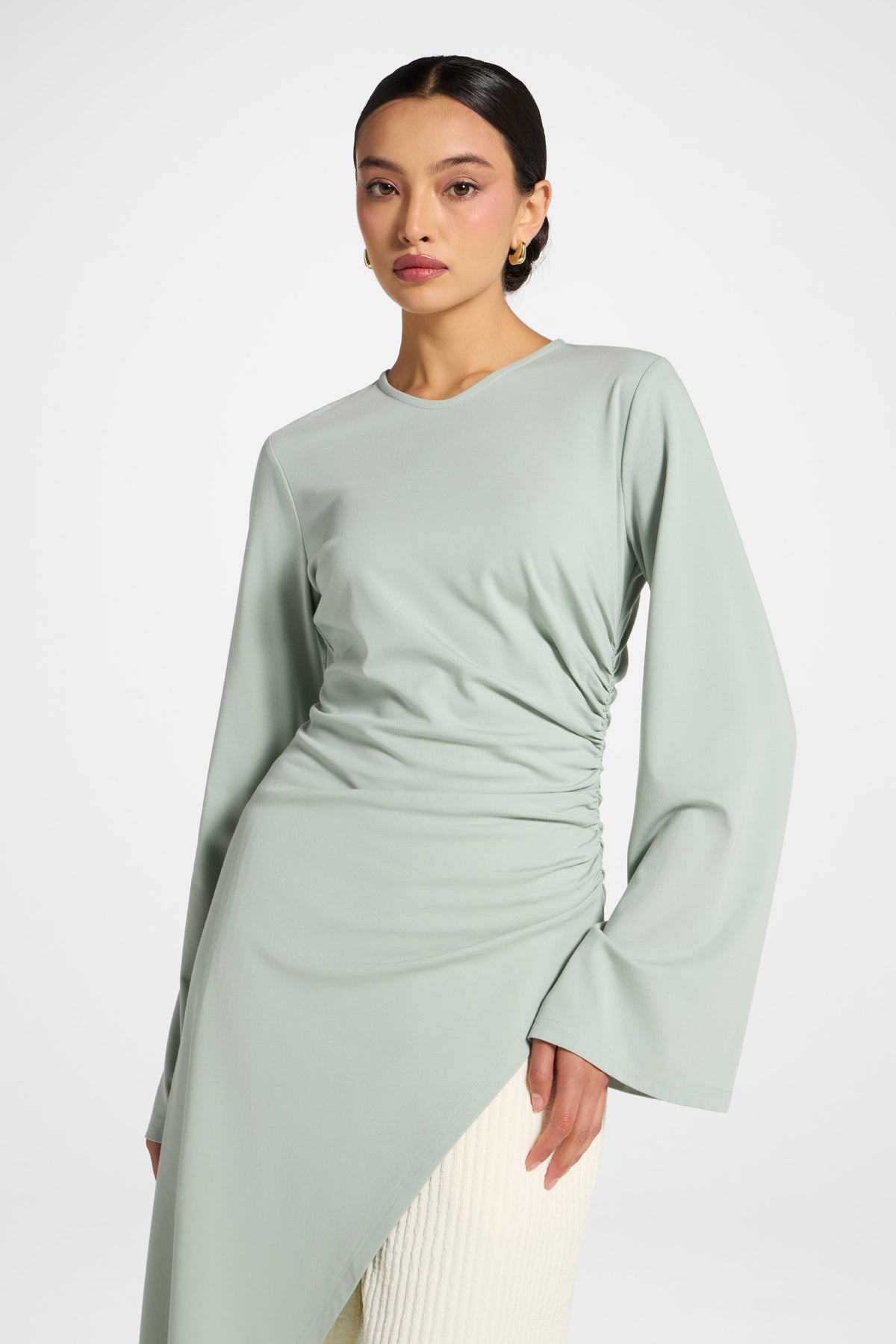 Midi Tunic Top - Iceberg
