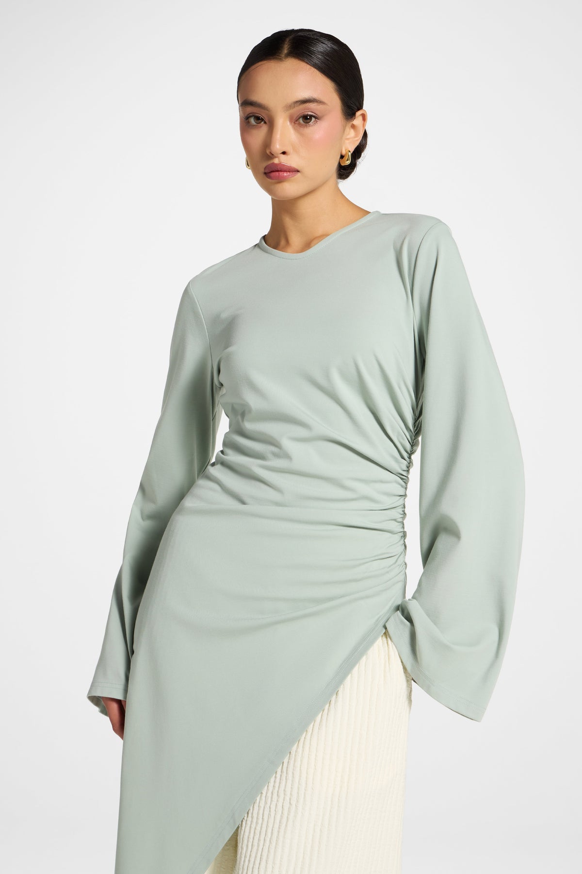 Midi Tunic Top - Iceberg