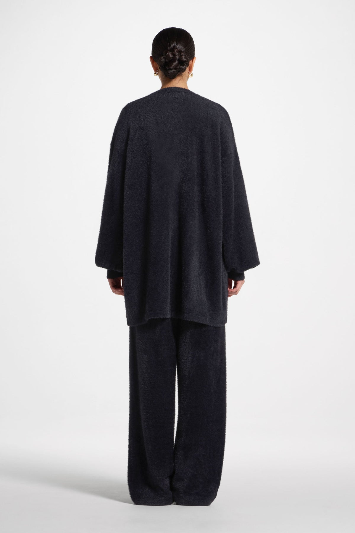 Mink Cardigan - Black