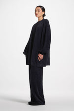 Mink Cardigan - Black