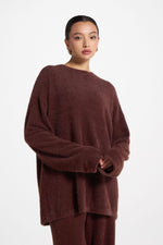 Mink Oversized Sweater - Brown