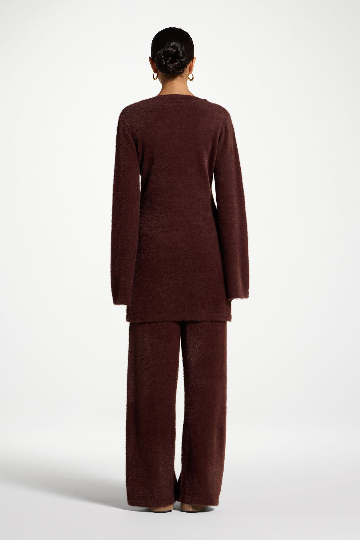 Mink Tunic Sweater - Brown