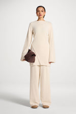 Mink Tunic Sweater - Off White