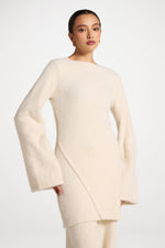 Mink Tunic Sweater - Off White