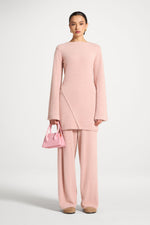 Mink Tunic Sweater - Pink