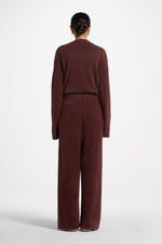 Mink Wide Leg Pants - Brown