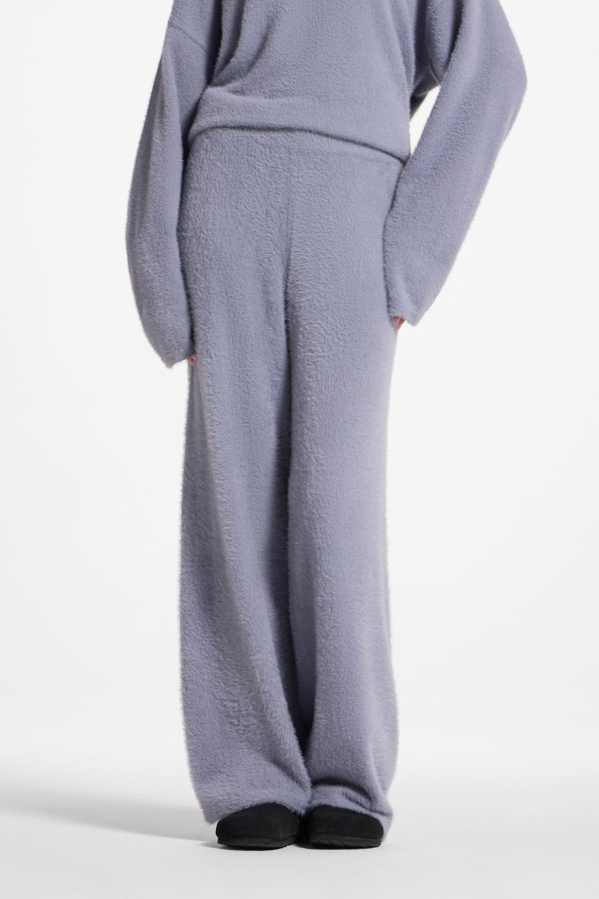 Mink Wide Leg Pants - Rain