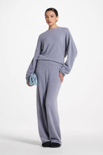 Mink Wide Leg Pants - Rain