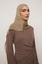 Modal Crinkle Hijab - Gingersnap
