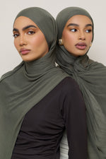 Modal Crinkle Hijab - Kalamata Fringe