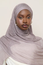 Modal Crinkle Hijab - Mushroom
