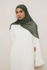 Modal Crinkle Hijab - Sea Kelp