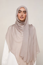Modal Hijab - Pebble