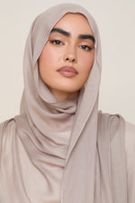 Modal Hijab - Pebble