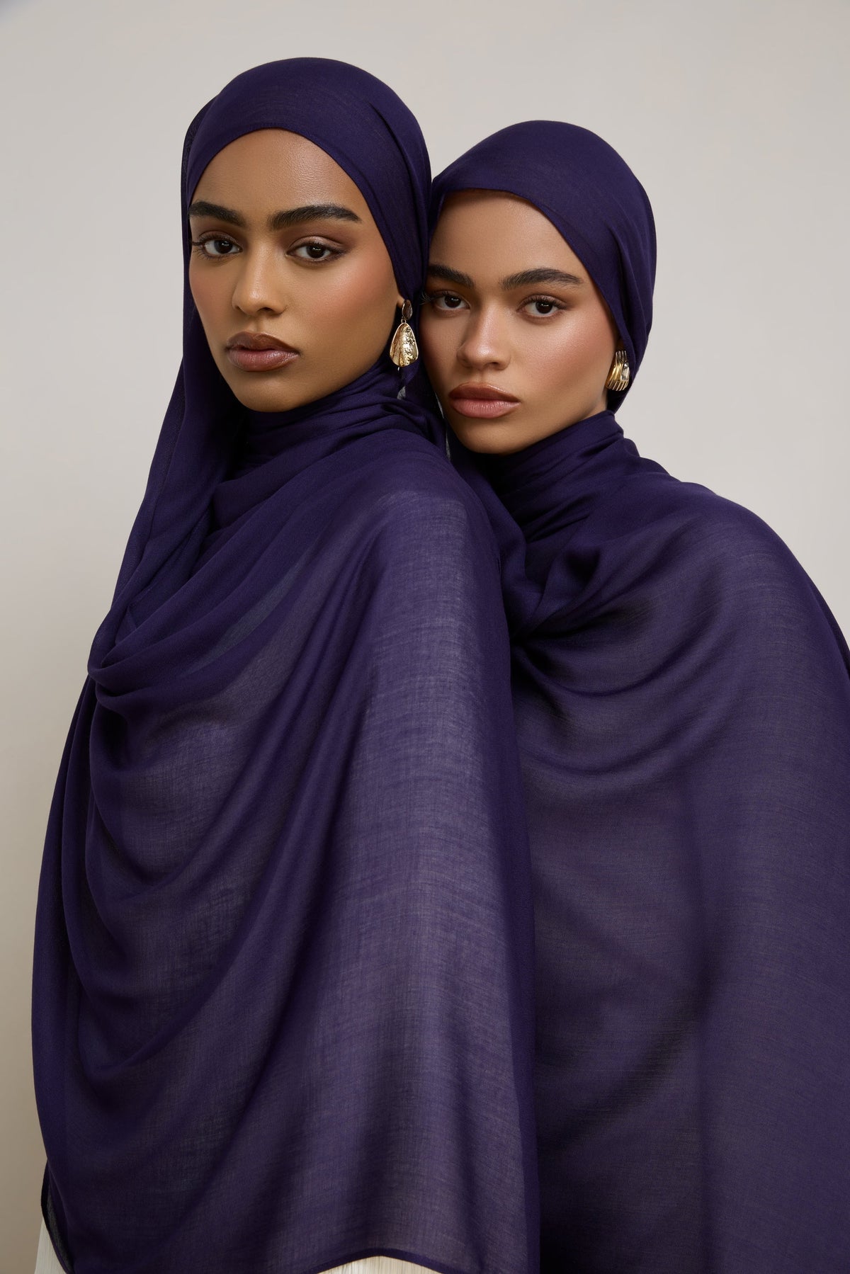 Modal Hijab - Purple Velvet