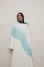 Ombre Modal Hijab - Aquatic Noir